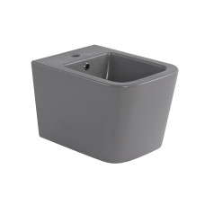 Биде подвесное Qtap Tern 520x350x330 мм, Stone grey QT17551303GSG1