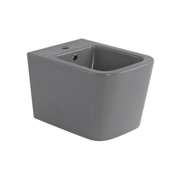 Біде підвісне  Qtap Tern 520x350x330 мм, Stone grey QT17551303GSG1