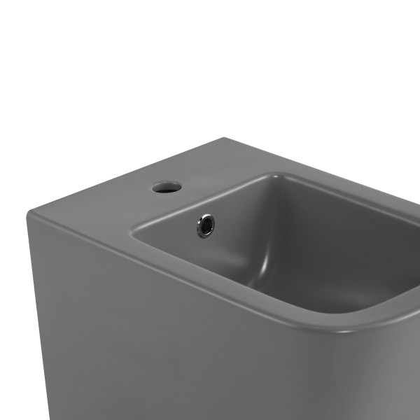 Біде підвісне  Qtap Tern 520x350x330 мм, Stone grey QT17551303GSG6