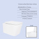 Готовое решение Qtap для ванной комнаты: подвесной унитаз Crow Ultra Quiet 520×360×290 + комплект инсталляции Nest 4 в 1 (линейная клавиша White)3