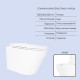 Готовое решение Qtap для ванной комнаты: подвесной унитаз Swan Ultra Quiet 520×360×320 + комплект инсталляции Nest 4 в 1 (квадратная клавиша Chrome)3