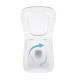 Готовое решение Qtap для ванной комнаты: подвесной унитаз Crow Ultra Quiet 520×360×290 + комплект инсталляции Nest 4 в 1 (линейная клавиша Matt Black)6