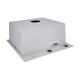 Lidz Handmade H5050H Мойка для кухни интегрированная Decor Honeycomb 2,5/0,5 мм LDH5050DEC483655