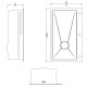 Lidz Handmade H7545 Мойка для кухни интегрированная Decor Honeycomb 3,0/1,0 мм LDH7545DEC483722