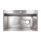 Lidz Handmade H7545 Мойка для кухни интегрированная Decor Honeycomb 3,0/1,0 мм LDH7545DEC483723
