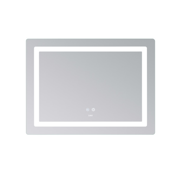 Зеркало Lidz Kubis (KU2) 800х600 с LED-подсветкой Touch, с антизапотеванием, с диммером, рег. яркости LD78LF9047080484465