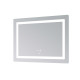 Зеркало Lidz Kubis (KU2) 800х600 с LED-подсветкой Touch, с антизапотеванием, с диммером, рег. яркости LD78LF9047080484465