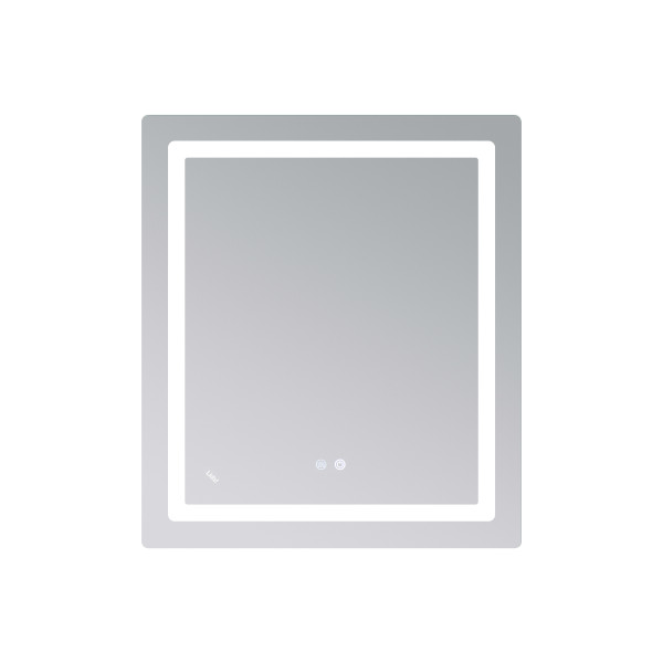 Дзеркало Lidz Kubis 700х800 з LED-підсвічуванням Touch, з антизапотіванням, з димером, рег. яскравості LD78LF9047080484475