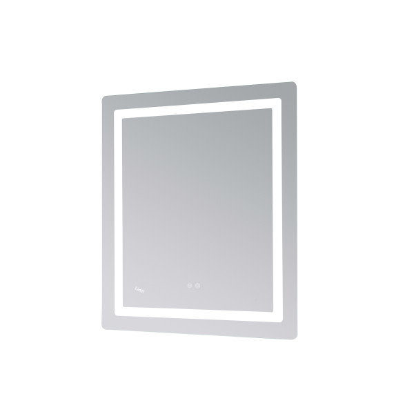 Дзеркало Lidz Kubis 700х800 з LED-підсвічуванням Touch, з антизапотіванням, з димером, рег. яскравості LD78LF9047080484476