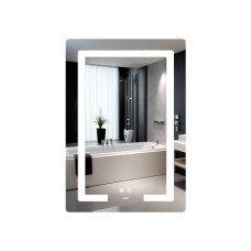 Дзеркало Lidz Kubis (KU2) 600х800 з LED-підсвічуванням Touch, з антизапотіванням, з димером, рег. яскравості LD78LF9376080484491