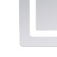 Дзеркало Lidz Kubis (KU2) 1000х800 з LED-підсвічуванням Touch, з антизапотіванням, з димером, рег. яскравості LD78LF61410080484508