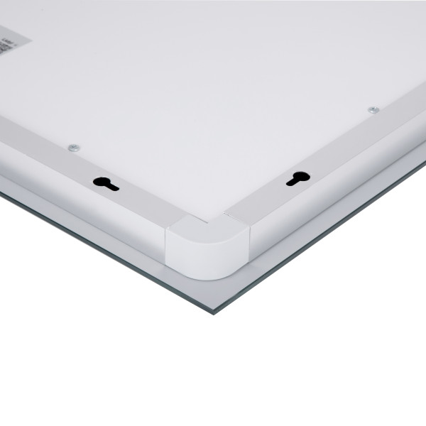 Дзеркало Lidz Kubis (KU1) 900х700 з LED-підсвічуванням Touch, з антизапотіванням, з димером, рег. яскравості LD78LF9049070484516