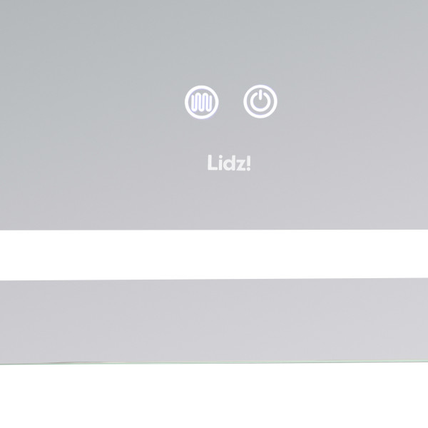 Зеркало Lidz Kubis (KU2) 900х700 с LED-подсветкой Touch, с антизапотеванием, с диммером, рег. яркости LD78LF90490704845210