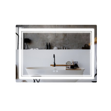 Зеркало Qtap Cardinal (CA2) 1200х800 с LED-подсветкой Touch, с антизапотеванием, с диммером, рег. темп. цвета (3000-6500K) QT0478C12080484541