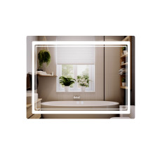 Зеркало Qtap Cardinal (CA2) 1000х800 с LED-подсветкой Touch, с антизапотеванием, с диммером, рег. темп. цвета (3000-6500K) QT0478C10080484551