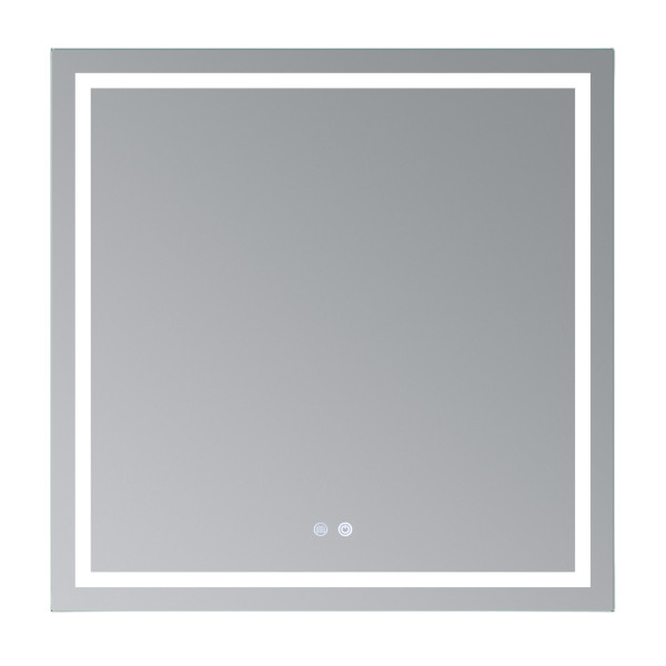 Дзеркало Qtap Mideya (MI1) 800x800 з LED-підсвічуванням Touch, з антизапотіванням, димером, рег. яскравості QT2078NCF8080484774