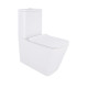 Унитаз-компакт Qtap Crow Eco безободковый с сиденьем Soft-close QTCRO27W487501