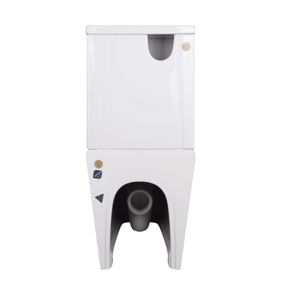 Унитаз-компакт Qtap Crow Eco безободковый с сиденьем Soft-close QTCRO27W487509
