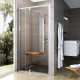 Душові двері двохелементні PDOP2-120 Transparent, (03GG0C00Z1) RAVAK1