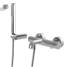 Змішувач для ванни Snap Brushed nickel F3114SN Fima1