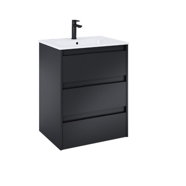 Шафка з умивальником Alpine Unik 600 Black matt A852015532 Roca1