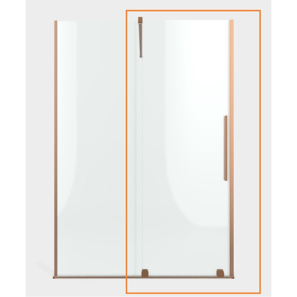Душові двері Furo Brushed Copper DWJ 130 L RADAWAY1