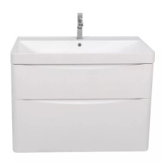 Шафка з умивальником Amerina 75 White Gloss Аква Родос1