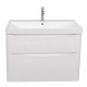 Шафка з умивальником Amerina 75 White Gloss Аква Родос1