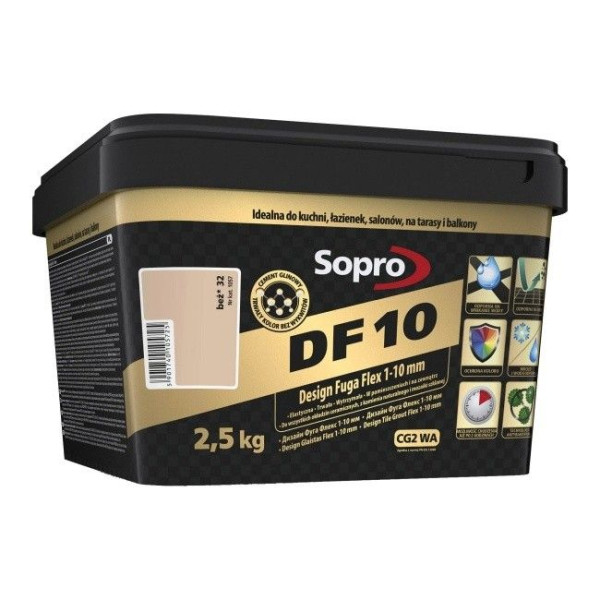 Затирка для швів Sopro DF 10 1057 бежева №32 (2,5 кг)1