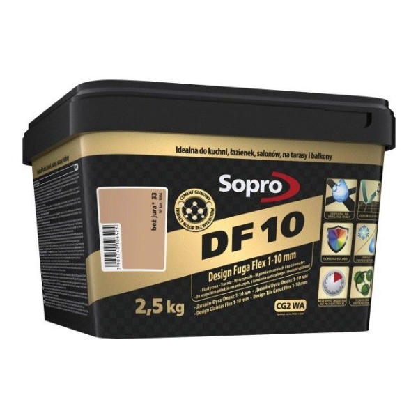 Затирка для швів Sopro DF 10 1064 беж юрський №33 (2,5 кг)1