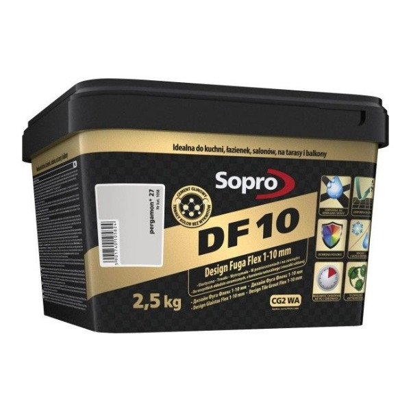 Затирка для швів Sopro DF 10 1058 пергамон №27 (2,5 кг)1