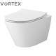 Унітаз підвісний City Pro Vortex з кришкою Slim дюропласт SZCZ1003406324 Cersanit1