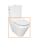 Унітаз підлоговий Crea Oval CleanOn з кришкою Slim дюропласт soft close (CCCZ1005956213) Cersanit1