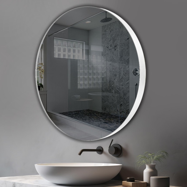 Дзеркало Inox R White + options 1000х1000 Juergen Mirror1