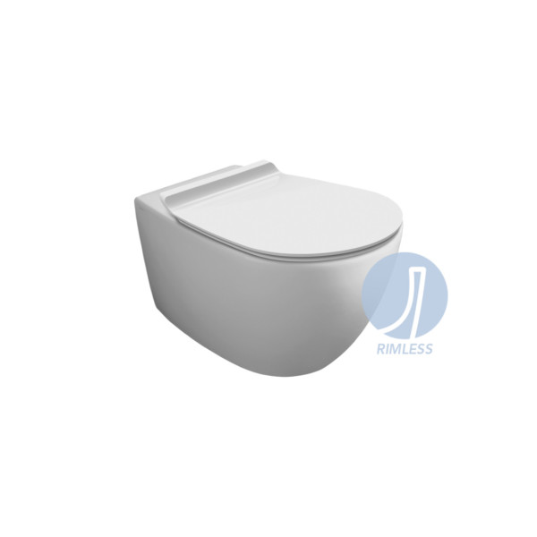 Унітаз підвісний Vignoni Rimless VI 18 F85 (VI18WM-F85) White matt, SIMAS1