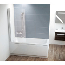 Шторка для ванни одноелементна CVS1-80 L Transparent, (7QL40C00Z1) RAVAK1