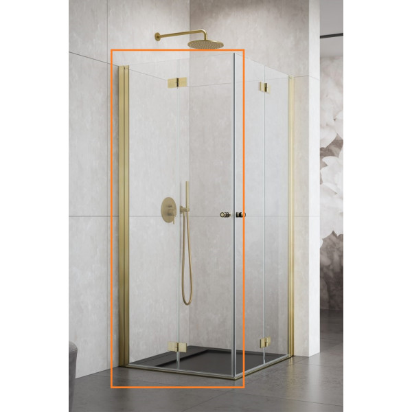 Душові двері Nes Brushed Gold KDD-B 900Lx2000 RADAWAY1