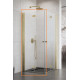 Душові двері Nes Brushed Gold KDD-B 900Lx2000 RADAWAY1