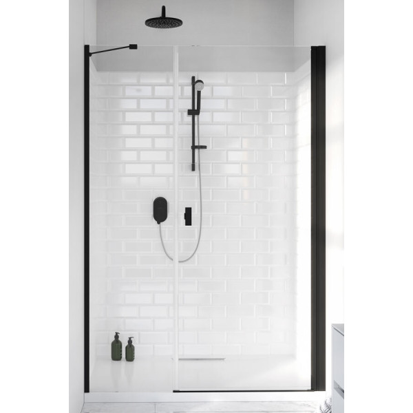 Душові двері NES 8 Black DWS 790 праві RADAWAY1