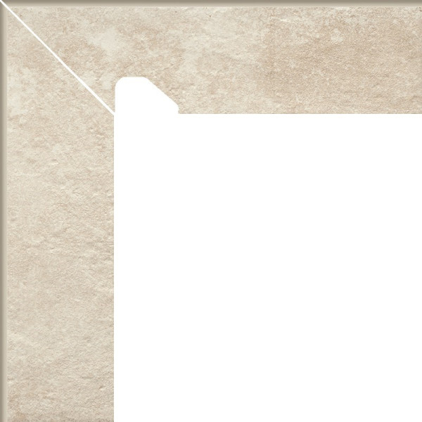 Цоколь Scandiano Beige Лівий 2 ел 8,1x30 код 5762 Ceramika Paradyz1