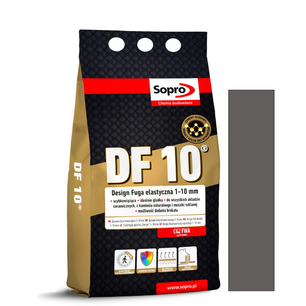 Затирка для швів Sopro DF 10 1080A темно-сіра №70 (4 кг)1