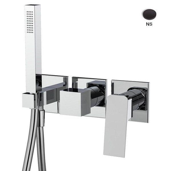 Змішувач для душу Fit Black matt (F3399X8NS) Fima1
