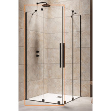 Душова кабіна (половина) Furo Black KDD 100 L RADAWAY1