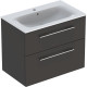 Шафка з умивальником 80 Selnova Square Slim rim Anthracite 501.241.00.1 Geberit1