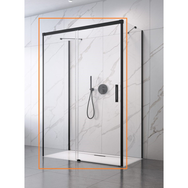 Душові двері Idea Black KDS+S 120 L RADAWAY1