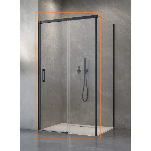 Душові двері Idea Black KDS 120 L RADAWAY1