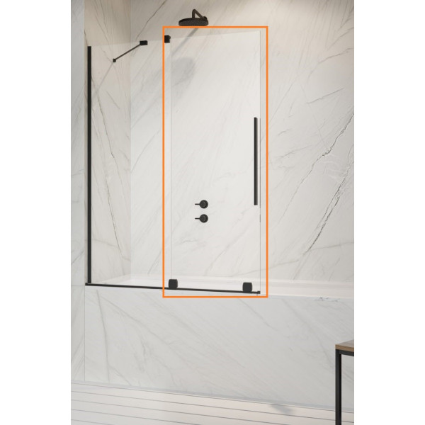Шторка для ванни Furo Black PND II 538 L RADAWAY1