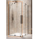 Душова кабіна (половина) Furo Black KDD 80 L RADAWAY1