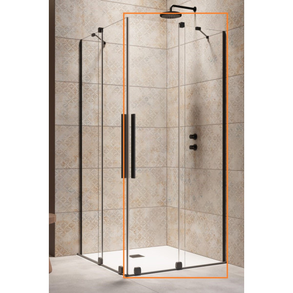 Душова кабіна (половина) Furo Black KDD 110 R RADAWAY1
