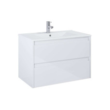 Шафка з умивальником Claudia 800 White Glossy A857795806+A3272A4000 Roca1